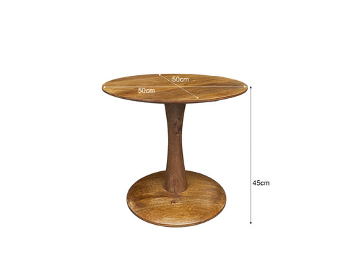 Brix salontafel Vivian - 50cm - mangohout - bruin - vtwonen shop