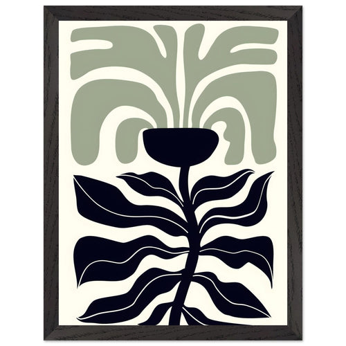 Artfulprints Poster met Lijst Matisse – Poetic bloom II   - 30x40 cm - Groen