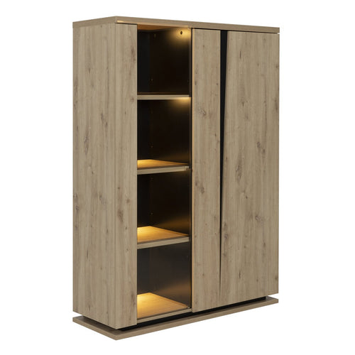CALICOSY - Servieskast 2 deuren Franse fabricage - Litch hout - 45x120x170 cm