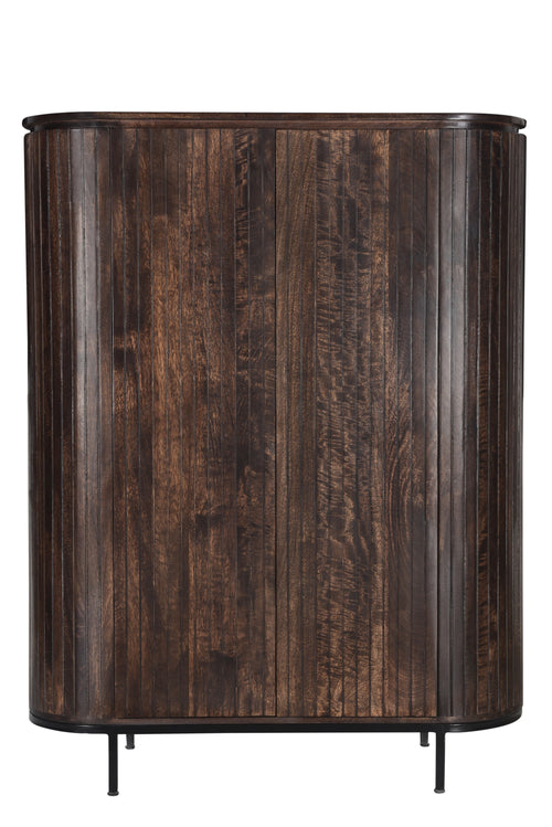 Livingfurn kabinetkast Noor Walnut - 150cm - mangohout