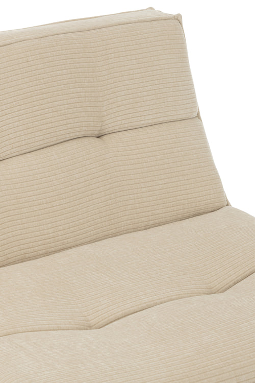J-Line sofa grid - populierenhout/schuim - beige