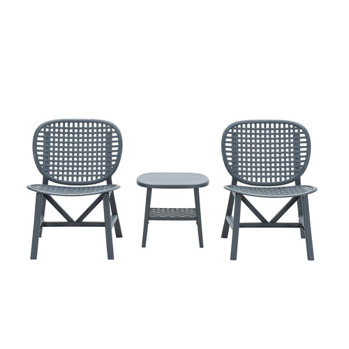 Garden Impressions Andria balkonset 3-delig - antraciet - vtwonen shop