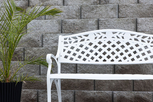 Rebellenclub Tuinbank Priz - 100 x 60cm - Wit - vtwonen shop