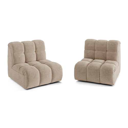 Premium Interiors - Bank SEVEN - bouclé-stof  mol 162cm
