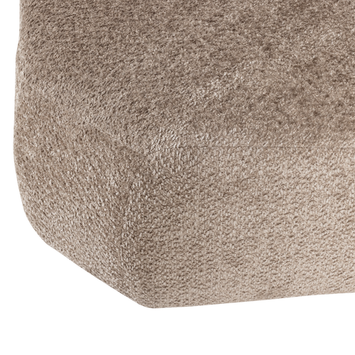 WOOOD hoekelement rond Mojo Base - Wollig - Donkerzand - 74x110x110