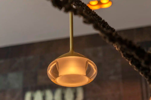 Artdelight hanglamp Phoenix - 1 lichts - 11.6  x 200   cm - goud