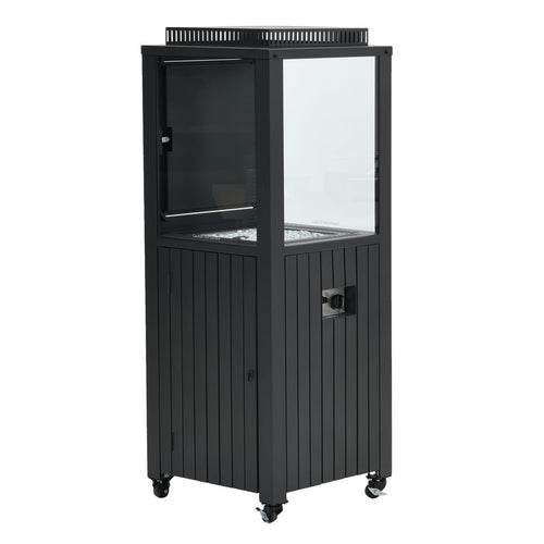 Cozy Living sfeerhaard Sevilla - carbon black - 55x55xH151cm - 50 Mb