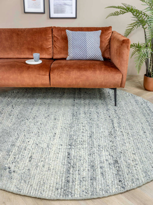 Vloerkleed MOMO Rugs Stone Grey Rond 200 rond - vtwonen shop