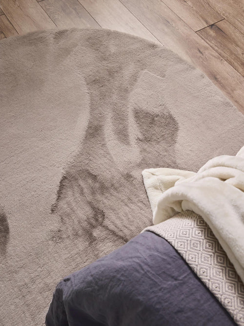 benuta nepbont vloerkleed Dave - taupe - 150x230 cm