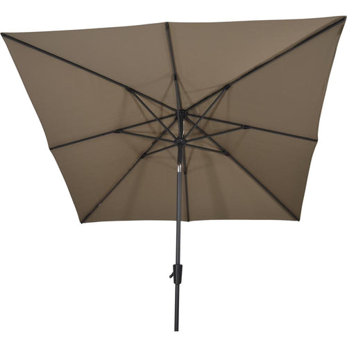 Lesli Living push-up parasol Libra - taupe - 250x250cm