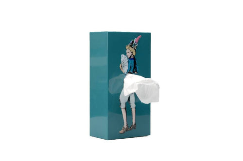 Spextrum Tissue Up Girl - tissuehouder - blauw - vtwonen shop