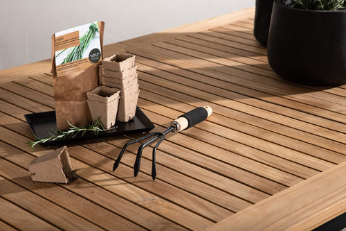 Rebellenclub Rechthoekige Tuintafel Castor - 224 x 100 cm - Zwart - vtwonen shop