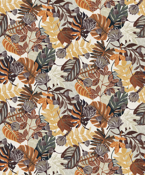 Masureel behang bladeren terracotta - 53 cm x 10.05 m - 631811 - vtwonen shop