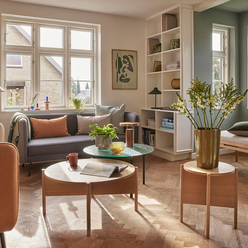 Hübsch kandelaar Dust - kristal - 9x9xh4cm