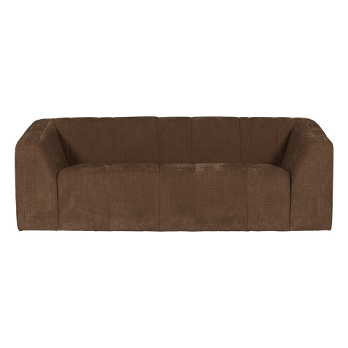 WOOOD 2-zits bank Omaire - Chenille - Lichtbruin