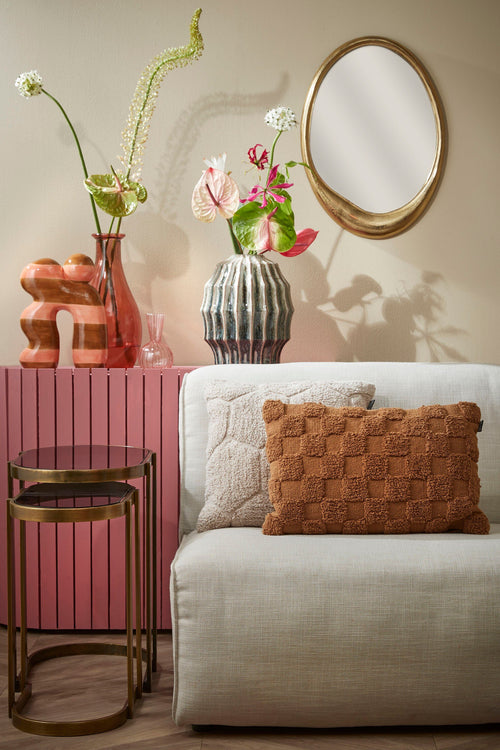 Mica Decorations Kevin Bijzettafel - Set van 2 - L54 x B34 x H56 cm - Metaal - Goud - vtwonen shop