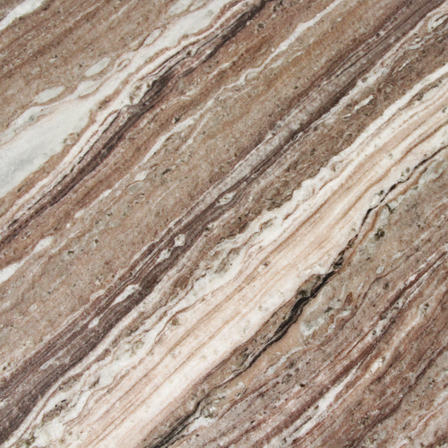 Ovale marmeren salontafel - Fantasy bruin - 120x60x38 cm
