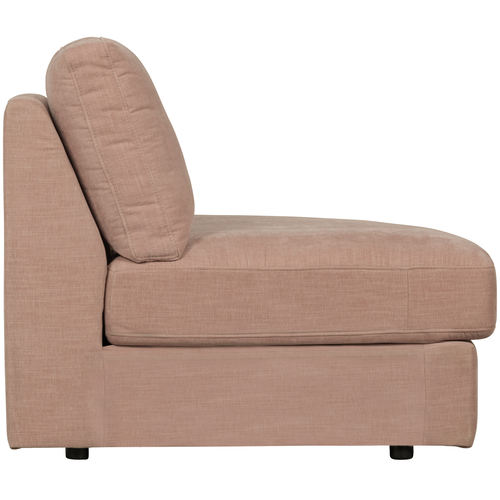 vtwonen 1-zits bank element ronde hoek rechts Family - Polyester - Roze -85x93x98 - vtwonen shop