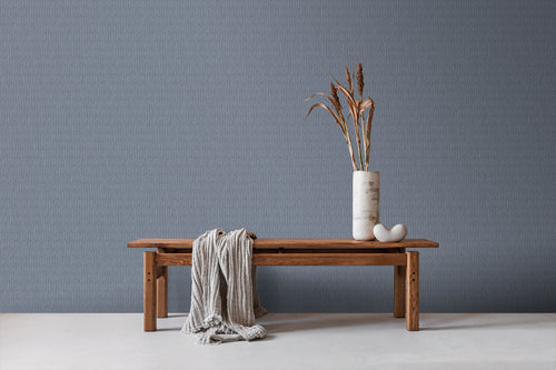 Sanders & Sanders behang effen vergrijsd blauw - 53 cm x 10 m - 640374 - vtwonen shop