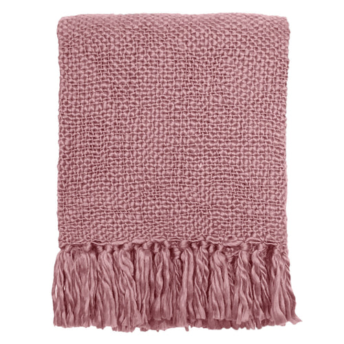 Malagoon plaid Misty - roze - 125x150cm