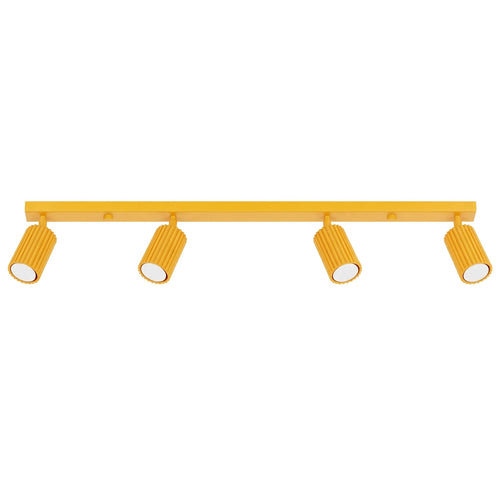 Sollux Lighting Plafondlamp KARBON 4L geel - 81x6,5x16,5cm