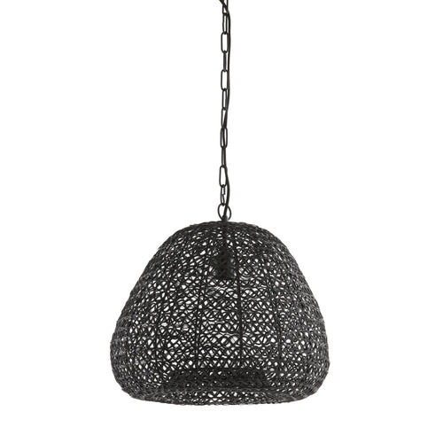 Light & Living hanglamp Finou - zwart - Ø42cm - vtwonen shop