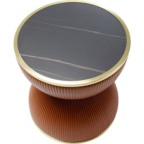 Kare Design Bijzettafel Endless Vegas oranje 47cm - vtwonen shop