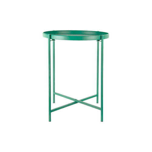 Leitmotiv bijzettafel Meseta - groen - 40x40x49cm