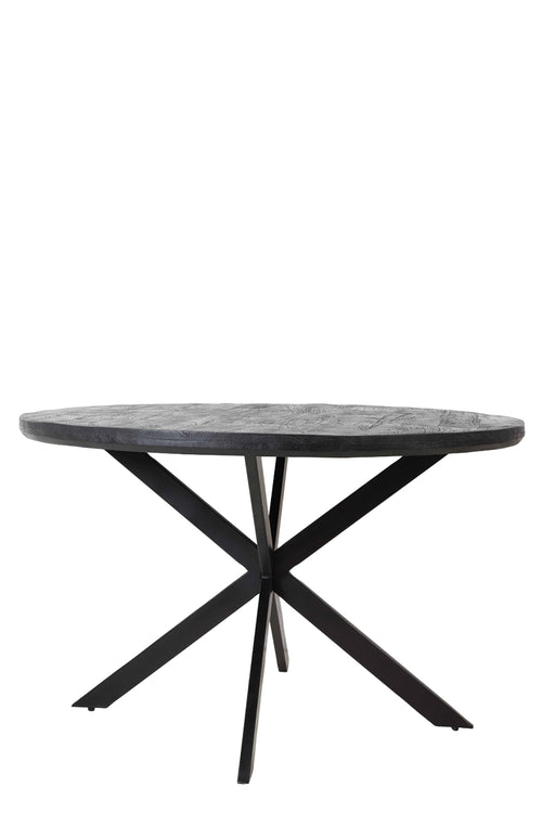 Light & Living eettafel YELLOV - Ø140x76cm - zwart