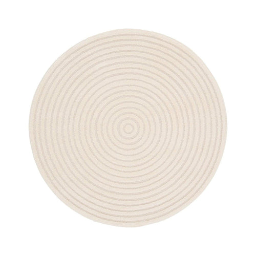 AFK Living vloerkleed Cleo - reliëfeffect - wit - 160 x 160 cm - vtwonen shop