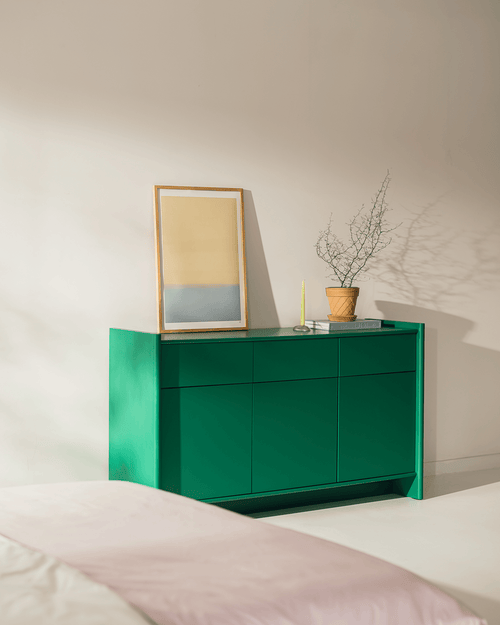 noo.ma Rali sideboard, babyblauw, 163 cm