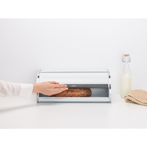 Brabantia Broodtrommel met schuifdeksel, Regular - White