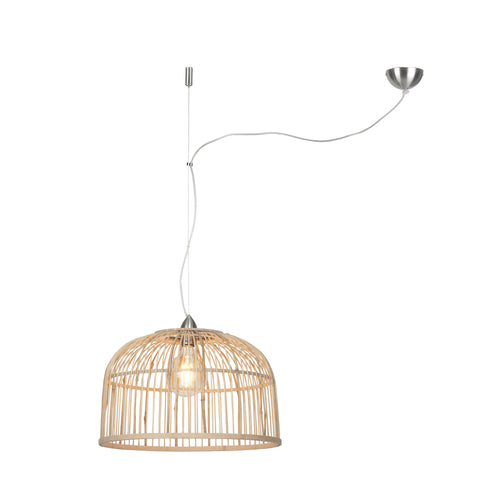 GOOD&MOJO hanglamp Borneo - bruin - Ø52cm - vtwonen shop