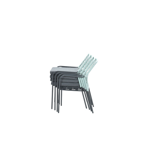 Garden Impressions tuinset Ross - Tulli zacht groen - light teak look - Ø148 cm