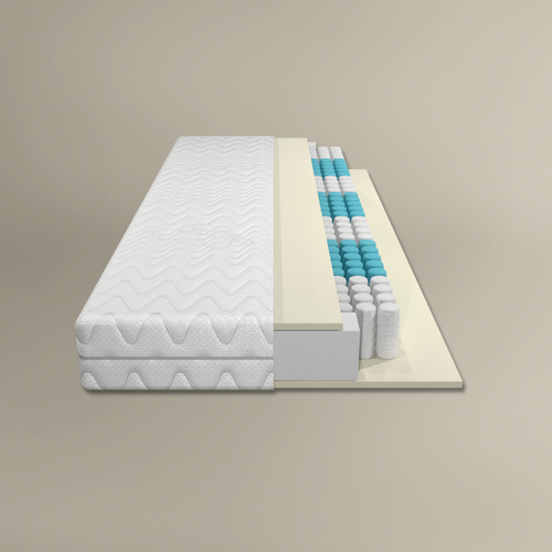 Vitality Pur - Sky Comfort Matras - 7-zone pocketvering - Medium - 90x200cm