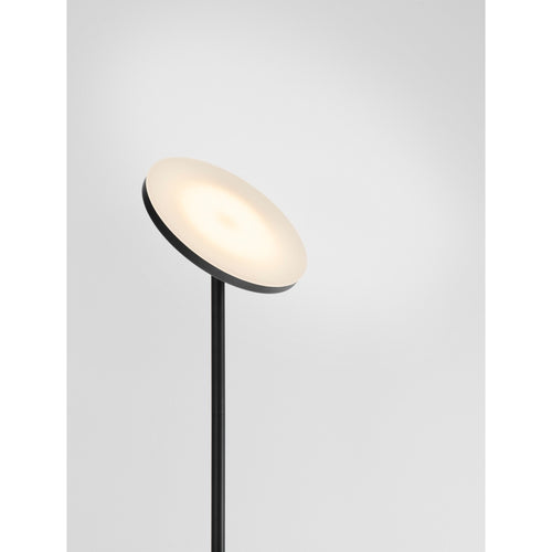 Nova Luce SINKRO Uplighter vloerlamp zandkleurig zwart, aanraakgevoelige dimbare LED-lamp, 30W, 2270lm, 3000K