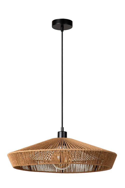 Lucide hanglamp YUNKAI - 1xE27 - Naturel - vtwonen shop