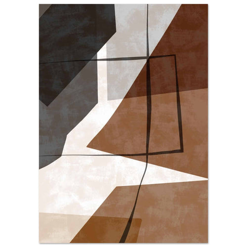 Artfulprints  Boho – Earth geometry   poster A4 21x29.7 cm - vtwonen shop