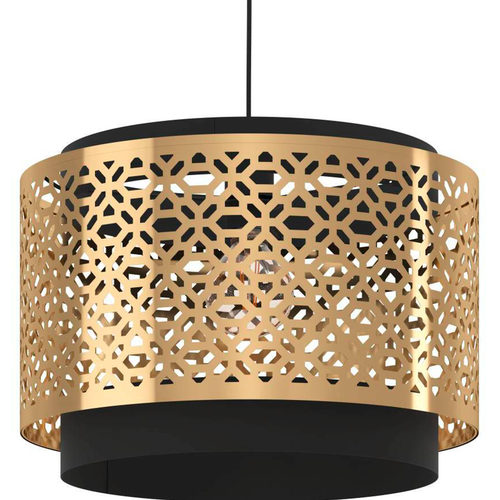 EGLO hanglamp Sandbach - e27 - ø 42 cm - zwart/goud - staal - vtwonen shop