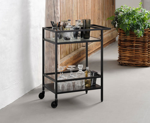 Rebellenclub Bijzettafel Omeo - 70 x 42 cm - Zwart - vtwonen shop