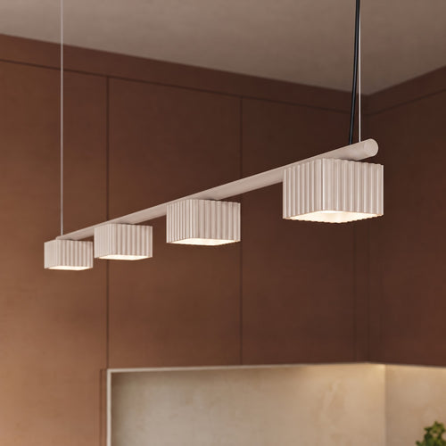 Sollux Lighting Kroonluchter RIFF 4 taupe Gx53 - 122x10x208cm