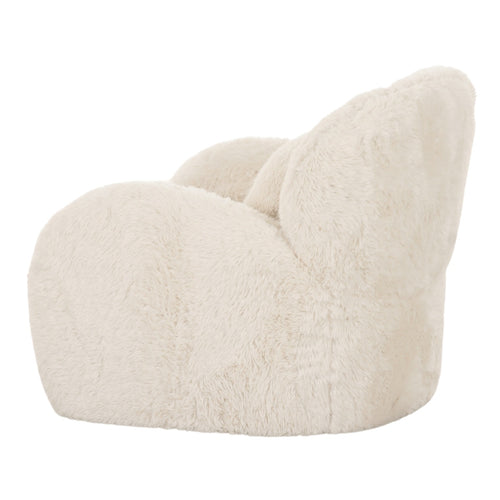 DÉJA Living Fauteuil Alta - Beige Fluffy - Zithoogte 42cm - vtwonen shop