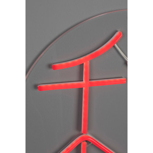 Dutchbone Sya Autumn Neon Wandlamp - Oranje - vtwonen shop