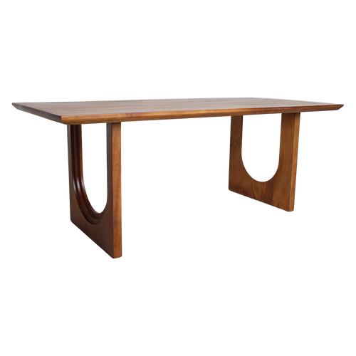 Bullnose Chamfered Arch mangohouten eettafel  - 240 cm