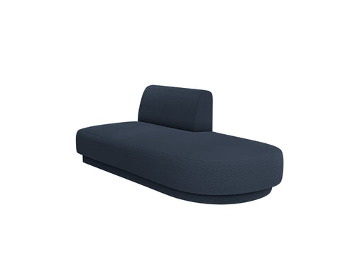 Micadoni Module Miley 2-zits, boucle donkerblauw - 90x158x70cm