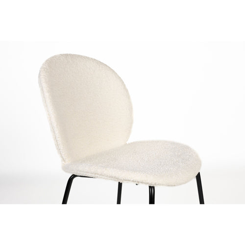 Zuiver Bonnet Eetkamerstoelen  Off-White - Set van 2 - vtwonen shop