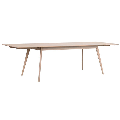 Rowico Home Yumi verlengbare houten eettafel whitewash - 190 x 90 cm - vtwonen shop