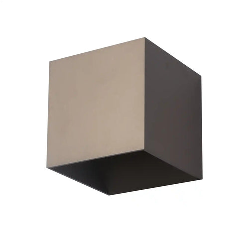 Artdelight wandlamp Gymm - 1 lichts - 10  x 10   cm - champagne