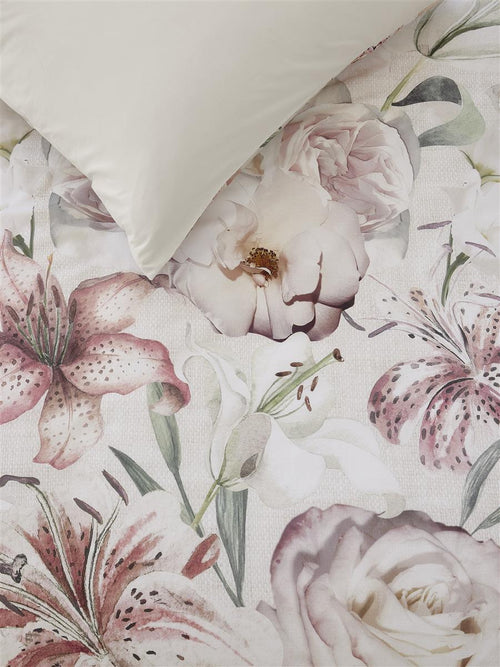 Riviera Maison dekbedovertrek Lily Love - 260x200/220 cm - roze - vtwonen shop