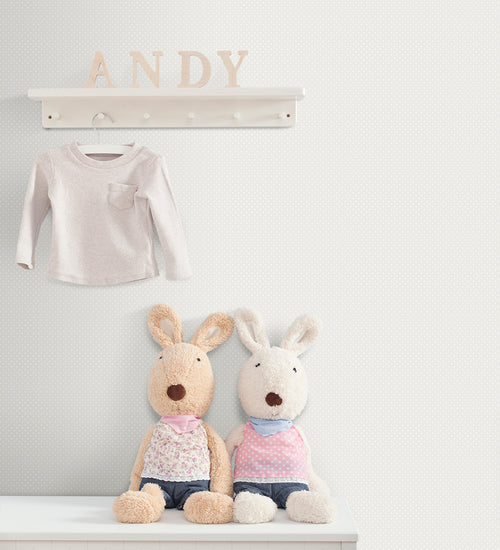 Sanders & Sanders behang stippen beige - 53 cm x 10 m - 640579